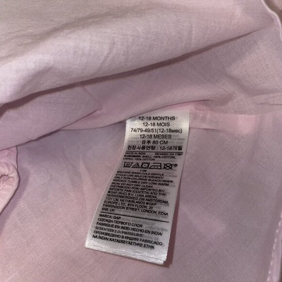 12-18m NWT Gap  Color Block Sundress - Picture 7 of 7